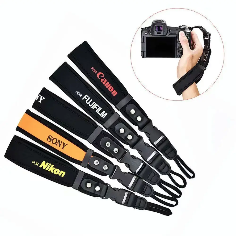 Reflex Camera Hand Strap Adjustable Quick Release Wrist Strap Neoprene for Camera Sony Canon Nikon Fujifilm DSLRs Mirrorless