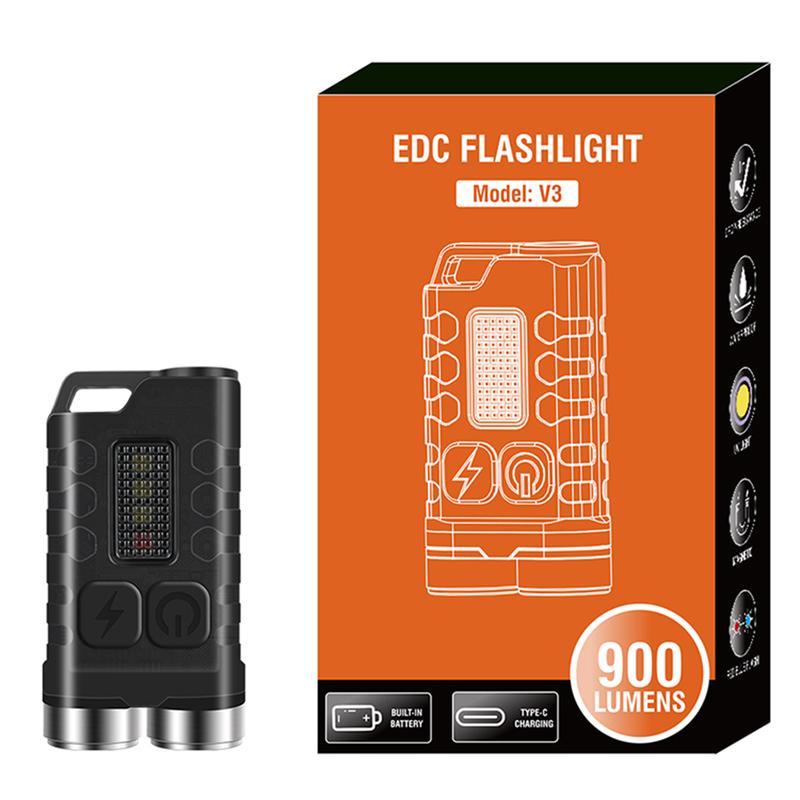 Product Introduction of Đèn pin LED dây chuyền chìa khóa mini, XPG, 900LM, Sạc USB, Đèn pin bỏ túi, Pin 500mah 45