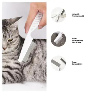 Sisir Kucing dan  Anjing Serit Kutu - Sisir Pembersih Kutu