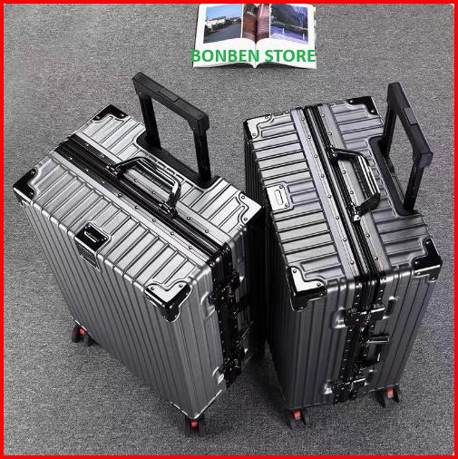 [BonBen Store] Vali khung nhôm khóa sập giá rẻ nhất size 20/24/28 inch chống va đập rất tốt- [Shop uy tín]