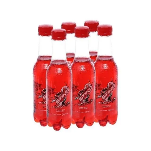 Nước tăng lực Sting Dâu chai 330ml lốc 6 chai 0