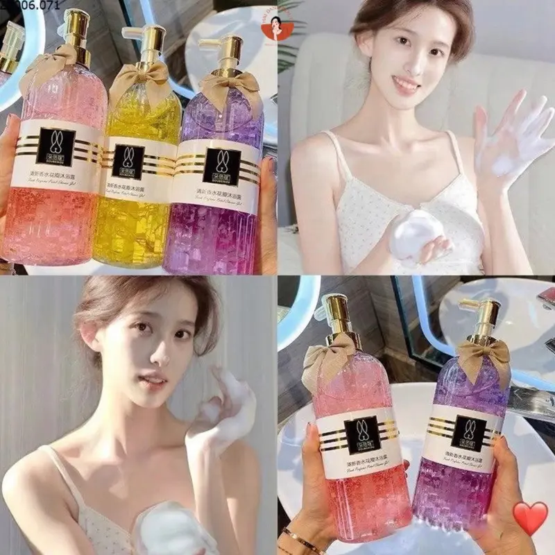 Sửa tắm cánh hoa nội địa trung hàng cao cấp có 3 màu  tím vàng Hồng 5