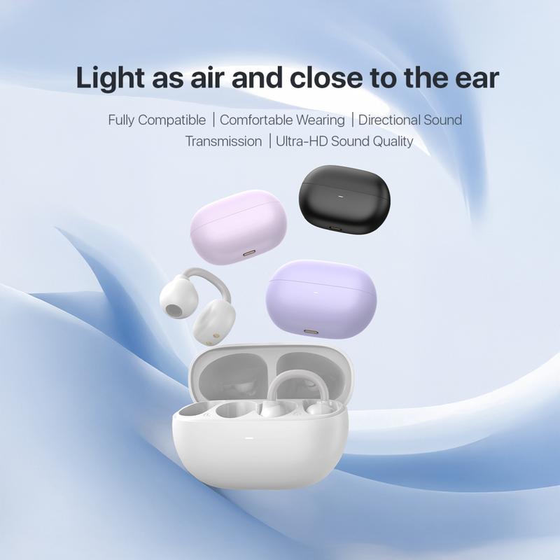 [Exclusive Katakay85] KiiP Wireless DTH12 OWS Ear Clip Earphone Bluetooth TWS AI Noise Cancellation Stereo 2