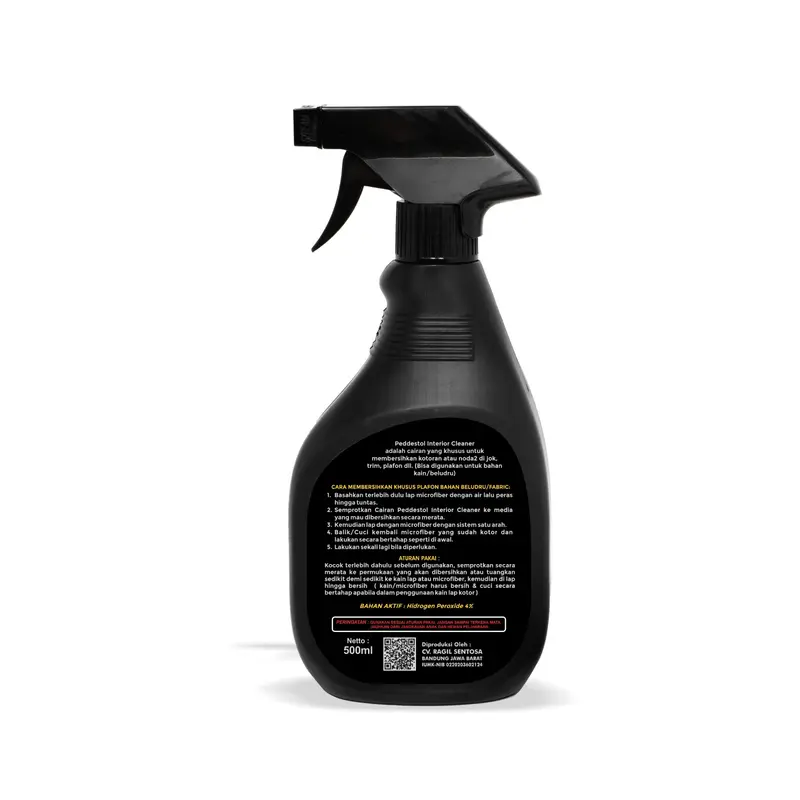 PEMBERSIH INTERIOR MOBIL PEMBERSIH PENGHILANG NODA DAN KOTOR PADA JOK PLAFON DASBOARD DOORTRIM PEDDESTOL INTERIOR CLEANER 500ML Car 6