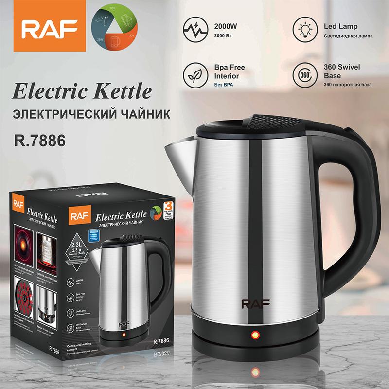 2.3L Stainless Steel Inner Tank Electric Kettle Fast Boiling Kettle Household Automatic Power Off Kettle 0