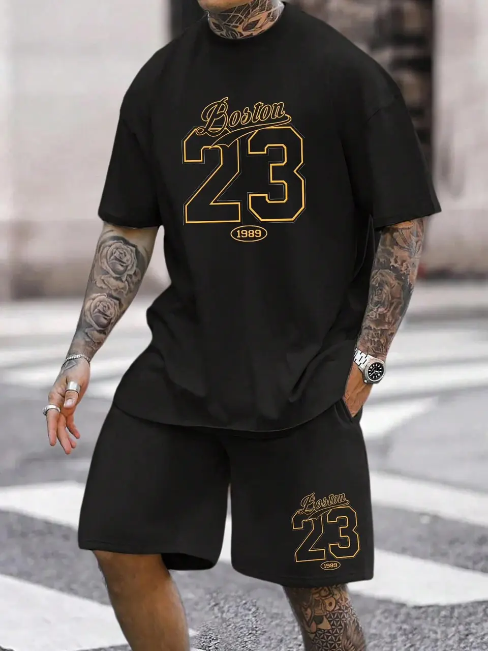ĐỒ BỘ 5XL,6XL,7xl bigsize < 140 kg có hình mặc mùa hè Nam Áo Menswear Nhung Cotton Thun có size to