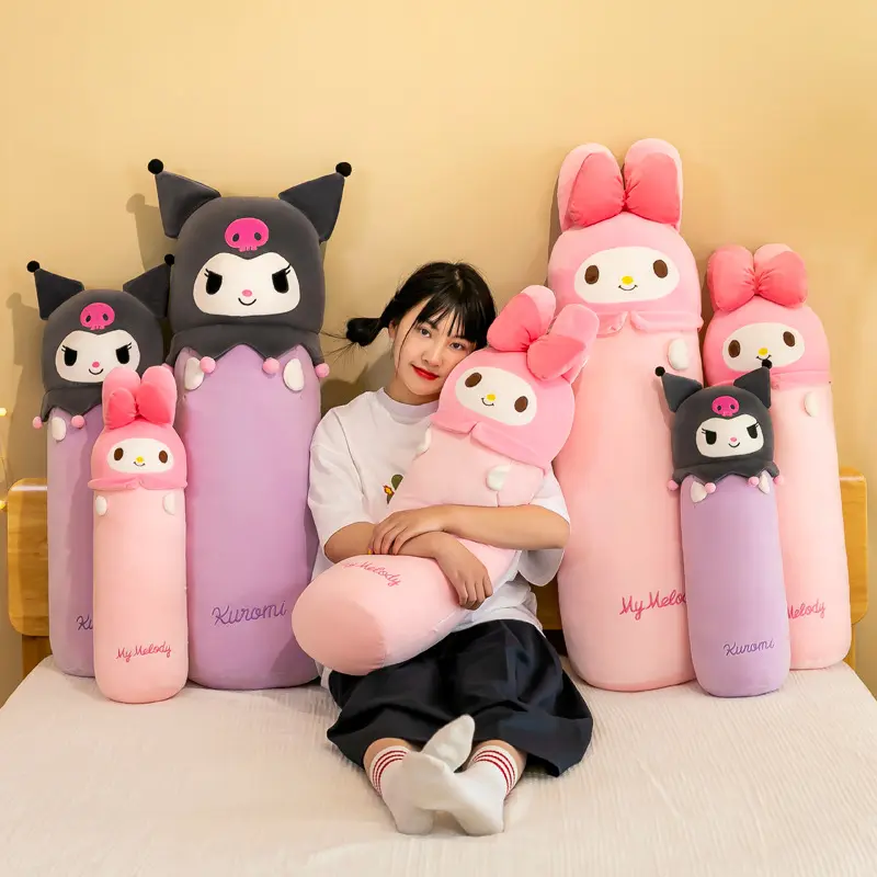 Gối Hoạt Hình Nhồi Bông Sanrio, 60 / 80 cm, Kuromi melody, Mềm Mại, Thích Hợp Để Đồ Trang Trí Nhà Cửa, Tuyệt Vời Làm Quà Tặng, [Swoan]