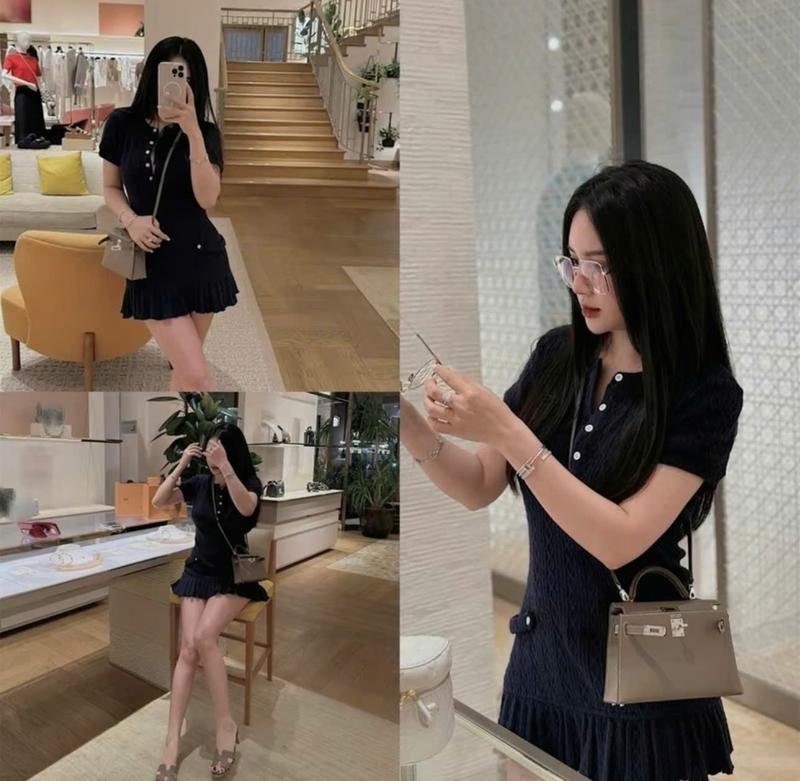 Kèm quần bảo hộ ) Váy Len Thừng Basix Chất Len Qc Dầy Đẹp Dành Cho Nữ Mặc Thu Sang Chảnh by T.LINH STORE 68 Nhung Dress