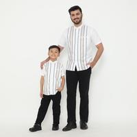 Gambar Dancus Kemeja Koko Couple Ayah Anak Kerah Shanghai Lengan Pendek Warna Putih OLRM298 - Dewasa - L dari Dancus Kota Administrasi Jakarta Barat 1 Tokopedia