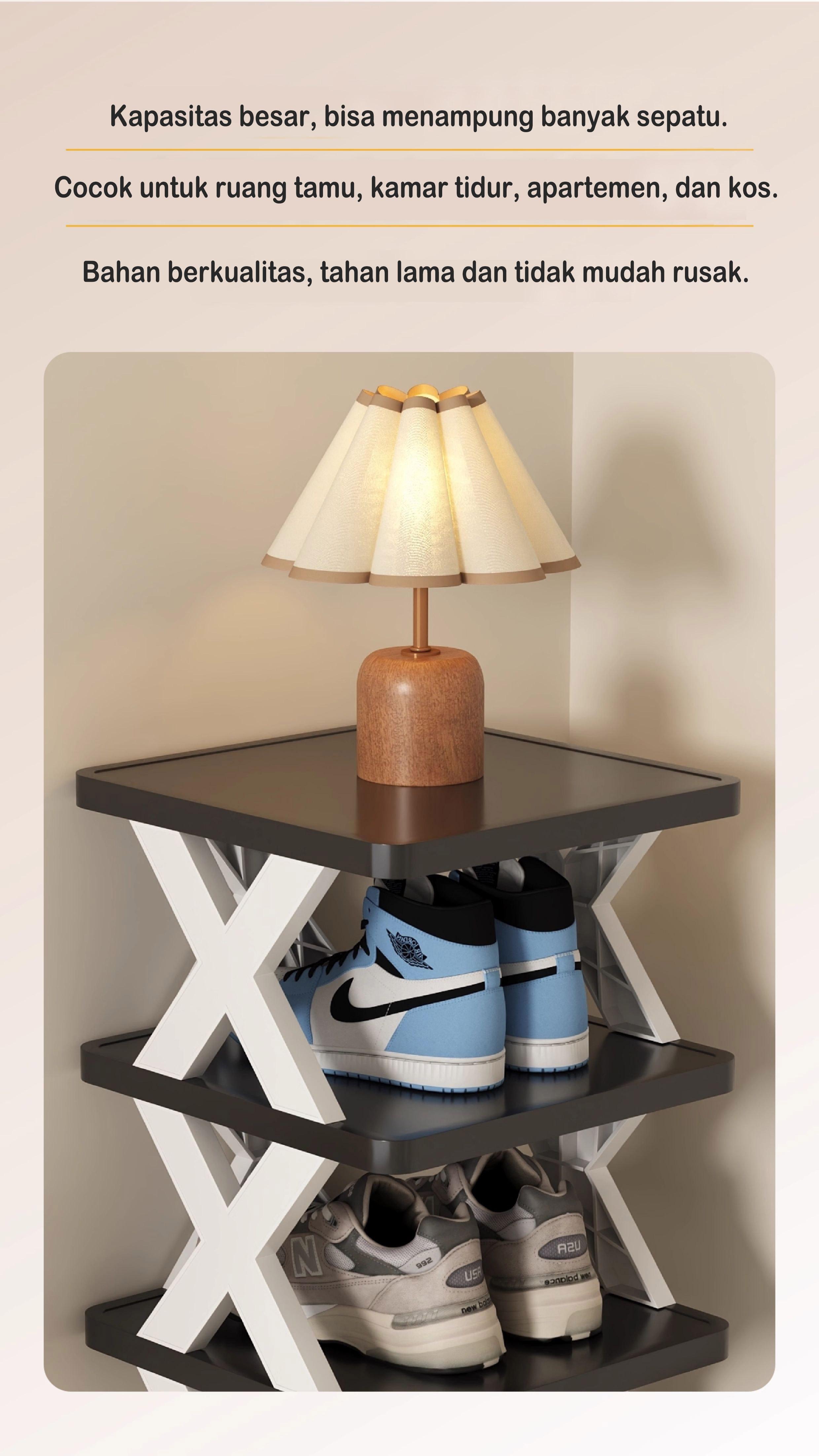 LIVO HOME Rak Sepatu X 7/9 Susun Livo Home Viral Zigzag Material Plastik PP Ringan & Kokoh Pilihan 4-9 Tingkat Mudah Dipasang Gratis Ongkir LIVO HOME Rak Sepatu X 7/9 Susun Livo Home Viral Zigzag Material Plastik PP Ringan & Kokoh Pilihan 4-9 Tingkat Mudah Dipasang Gratis Ongkir