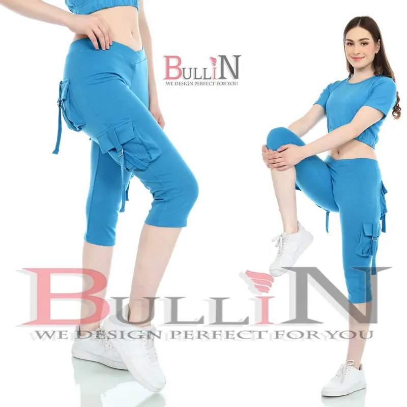 BULLIN Celana Senam Kantong Pendek Standar dan Jumbo / Celana Aerobic Pendek 0