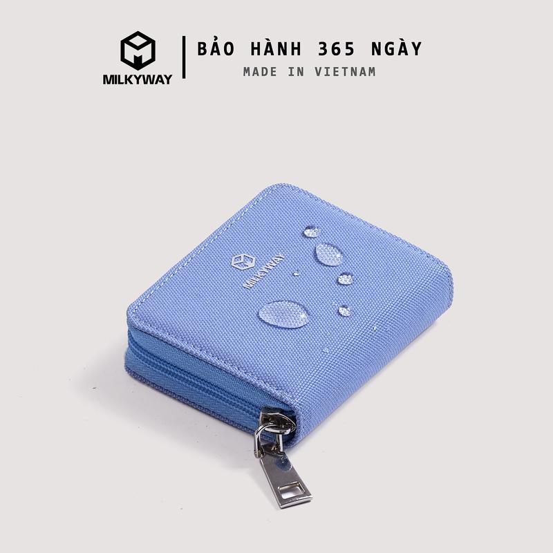 Ví Vải MILKYWAY Mini Zipper Thời Trang Nam Nữ Chống Thấm Nước Chất Liệu Polyester Siêu Bền - Chữ Nhật, Wallet 4