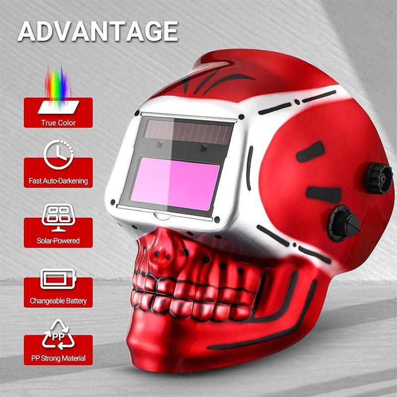 Professional Auto Darkening Welding Helmet, Comfortable Wear Automatic Darkening Protective Welding Cap, Professional Thermal Insulation Welding Accessories 8