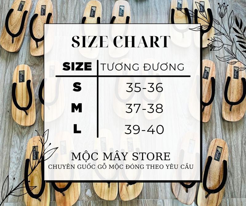Product Introduction of Guốc gỗ thông hạt cườm 2 phân - Mộc mây store 0