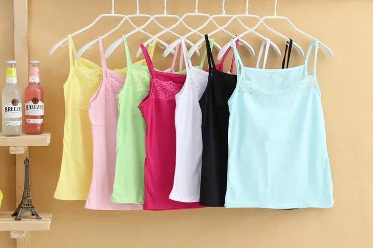 Product Introduction of Inner Layer Vest Autumn Lace Camisole Women Summer Versatile Base Shirt Feminine Outerwear Camisole Lingerie 13