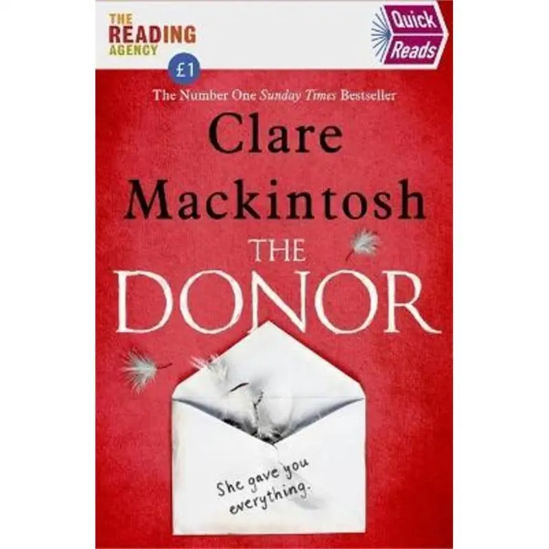 original The Donor : Quick Reads 2020 By Clare Mackintosh (UK Edition, Paperback)