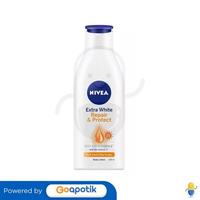 Gambar NIVEA EXTRA WHITE REPAIR & PROTECT BODY LOTION 200 ML BOTOL dari Apotek Farmamed Star by GoApotik Kota Tangerang Selatan 2 Tokopedia