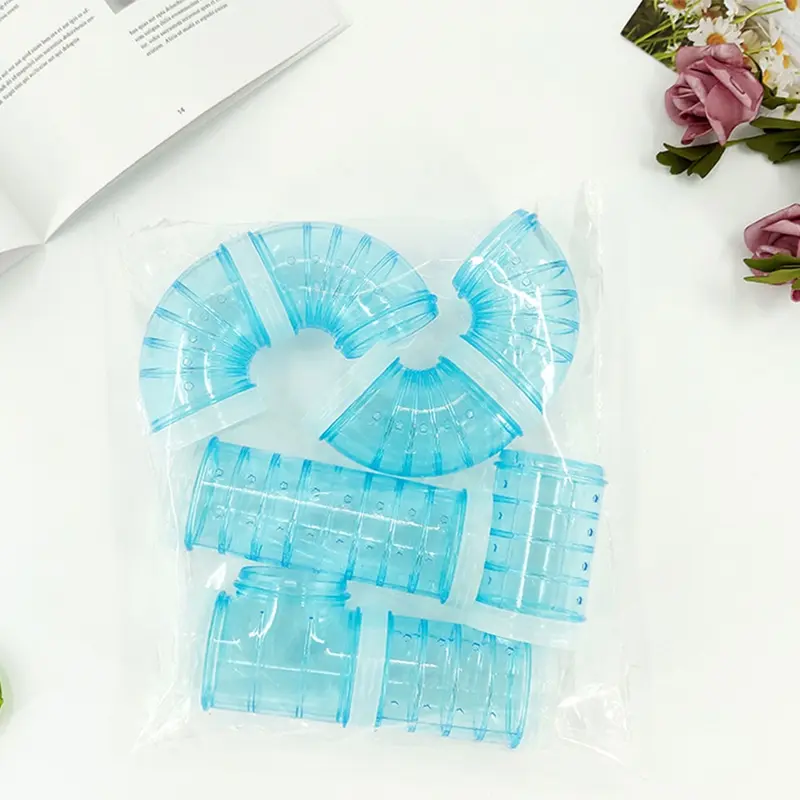 Phiêu Lưu Ống Cho Chuột Hamster, Bộ Ống Bên Ngoài, Ống Nhựa Trong Suốt, Đồ Chơi Cho Chuột Hamster, Để Mở Rộng Không Gian, Đường Hầm Kết Nối Tự Làm 5