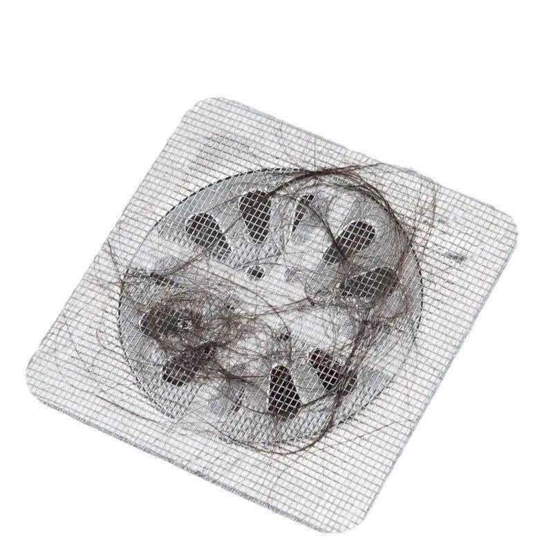 Disposable Drain Cover, 20pcs/box Hair Catcher Mesh Sticker for Shower, Sink, Bathtub, Kitchen, Easy Hair & Debris Prevention, Bathroom Gadgets 6