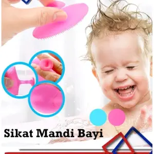 [COD] Sikat Silikon Kepala Bayi/Sikat Mandi Silikon Bayi/Silicone Bath Brush Baby/Sisir Mandi Bayi