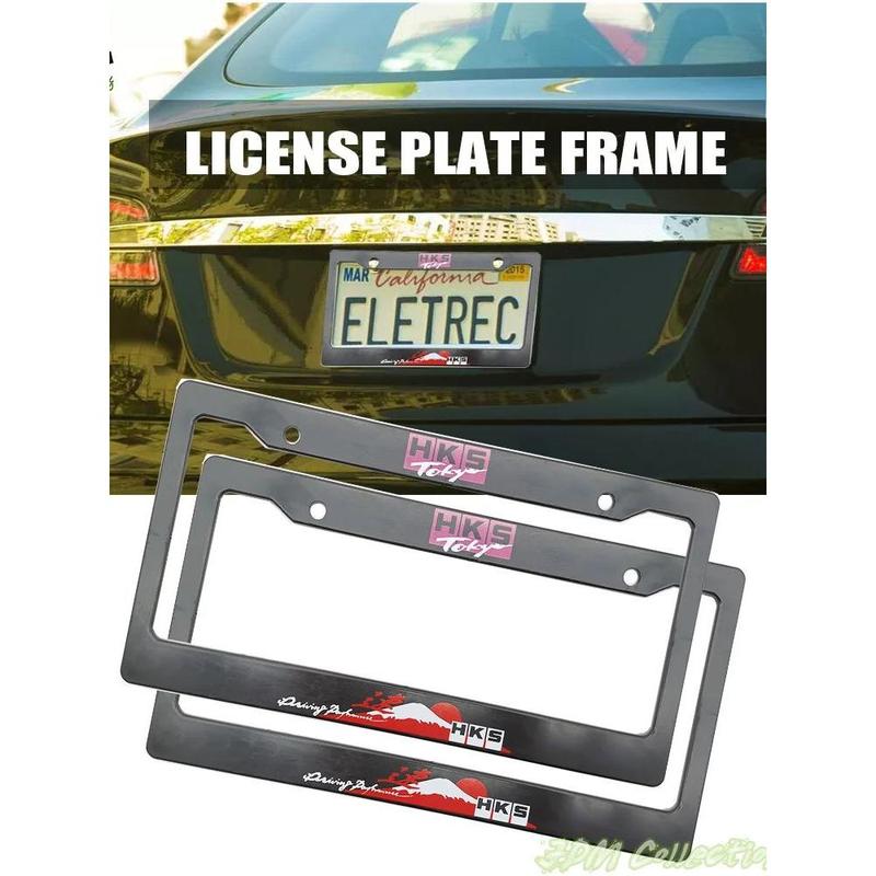Spot Goods COD 1PCS Car License Plate Frame Standard ABS JDM Style For Decoration Auto Number Plate Frame 4