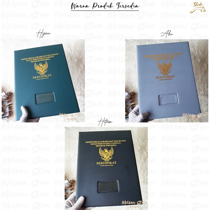Sampul Sertipikat Tanah / Map Sertifikat Tanah / Sampul Surat Berharga 1