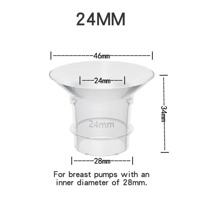 Product Introduction of Flange Inserts 13-24mm Breast Pump Adapter Replacement Accessory For Breast Pump 16
