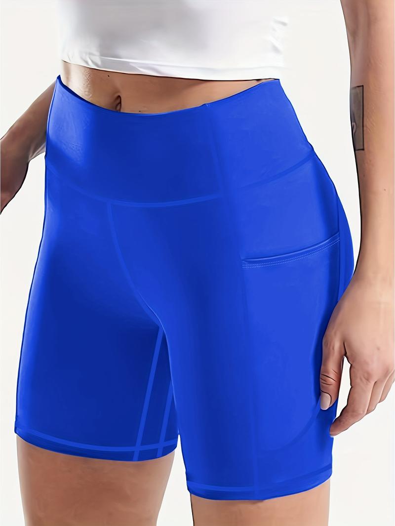 Product Introduction of Sports Casual Three-Quarter Length Shorts Butt-Lifting Yoga Shorts with Pockets 4