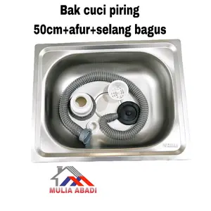 Bak cuci piring ukuran 50cmx40cm
