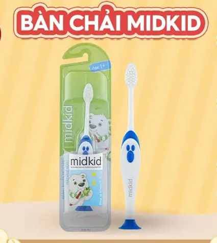 Midkid - Bàn Chải Đánh Răng Cho Bé Vệ Sinh Răng Miệng Phù Hợp Cho Bé Từ 1 Tuổi 1