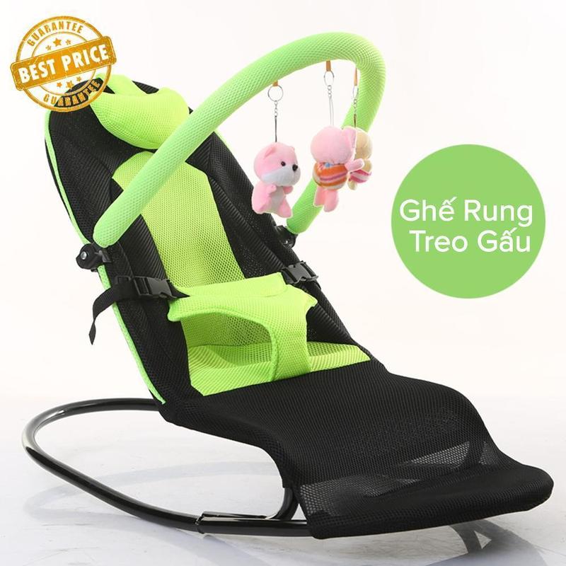 Ghế Rung Trẻ Em Có Đồ Chơi, Ghế nhún, rung đa năng. Ghế nhún đa năng cho bé tặng kèm thú treo, thiết kế đặc biệt dành cho trẻ từ 0 đến 2 tuổi. Bảo Hành 12 Tháng. 0