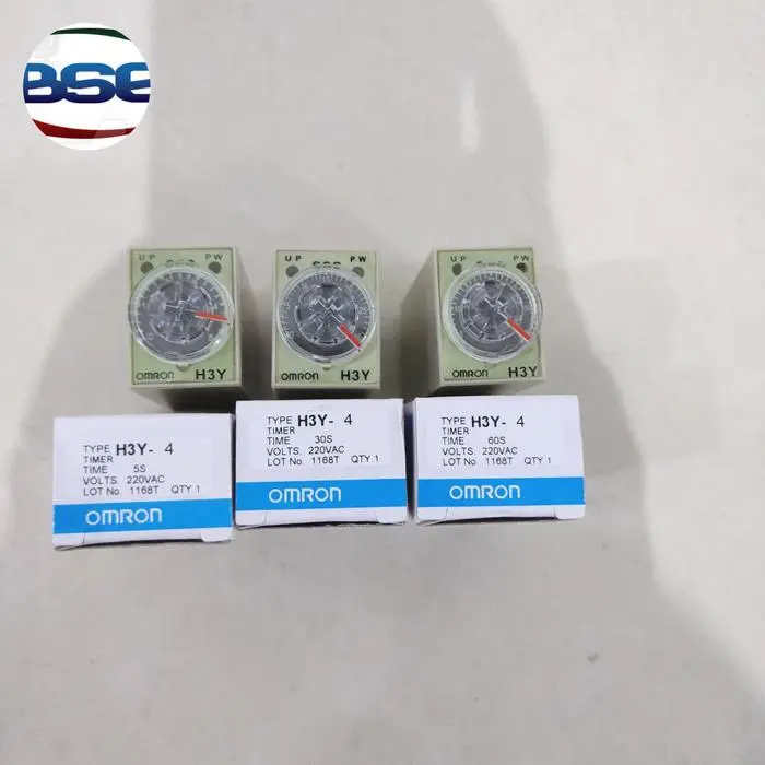 MINI Timer Omron H3Y-4 / H3Y4 Delay Timer Relay 5S 30S 60S + - Shop ...