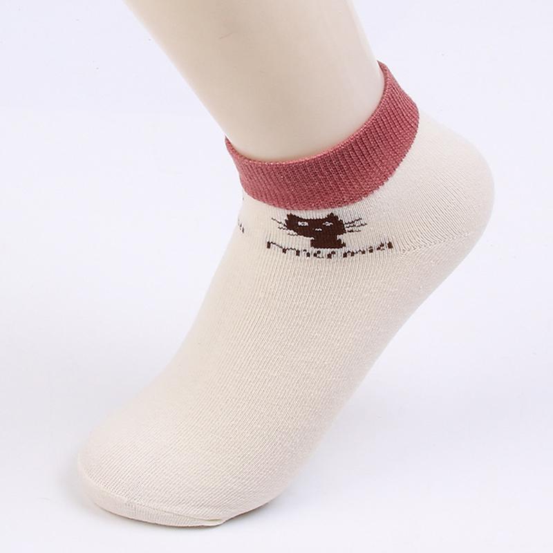 Product Introduction of Strict Selection Of New Spring And Autumn Products Kitten Candy Colors Cotton Women's Boat Socks Breathable 20