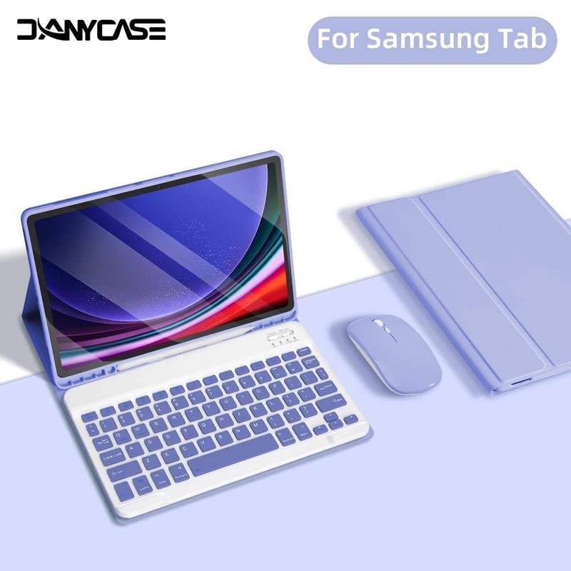 Ốp lưng kiêm bàn phím 10 inch kèm chuột : Tương thích với Samsung Tab S