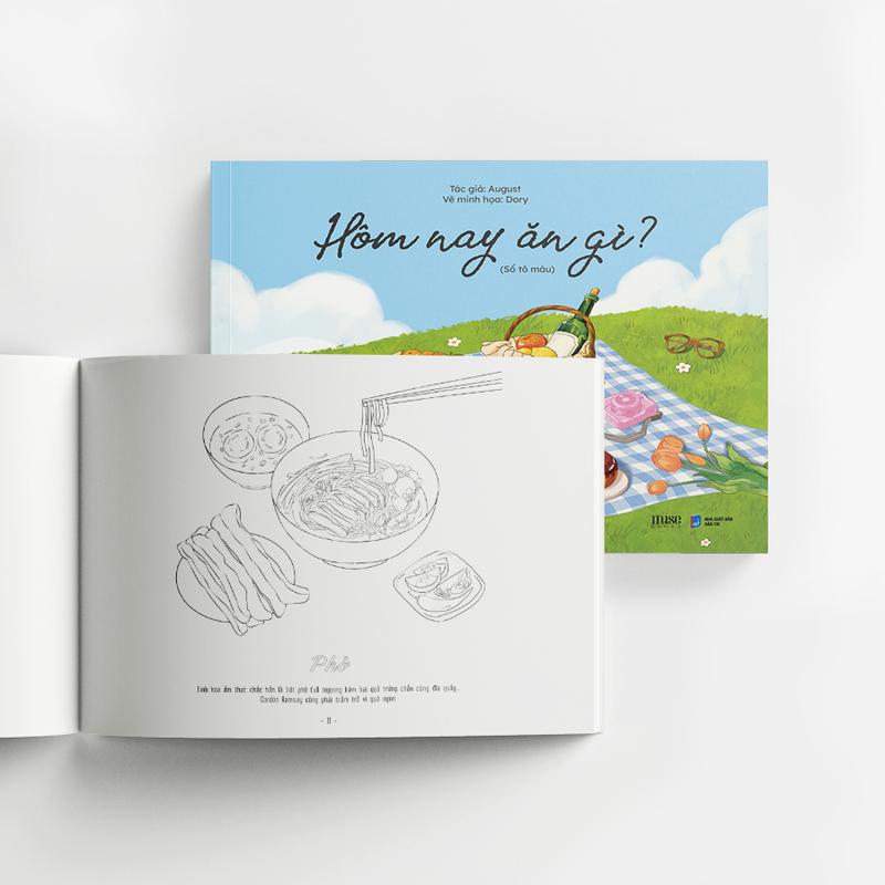 Sách Tô Màu - Hôm Nay Ăn Gì?  - AZB 4