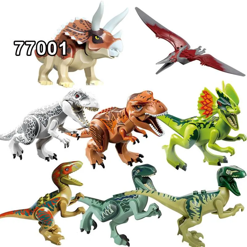 Dinosaur Building Blocks Jurassic Assembly Educational Toys Yigao Yg77001