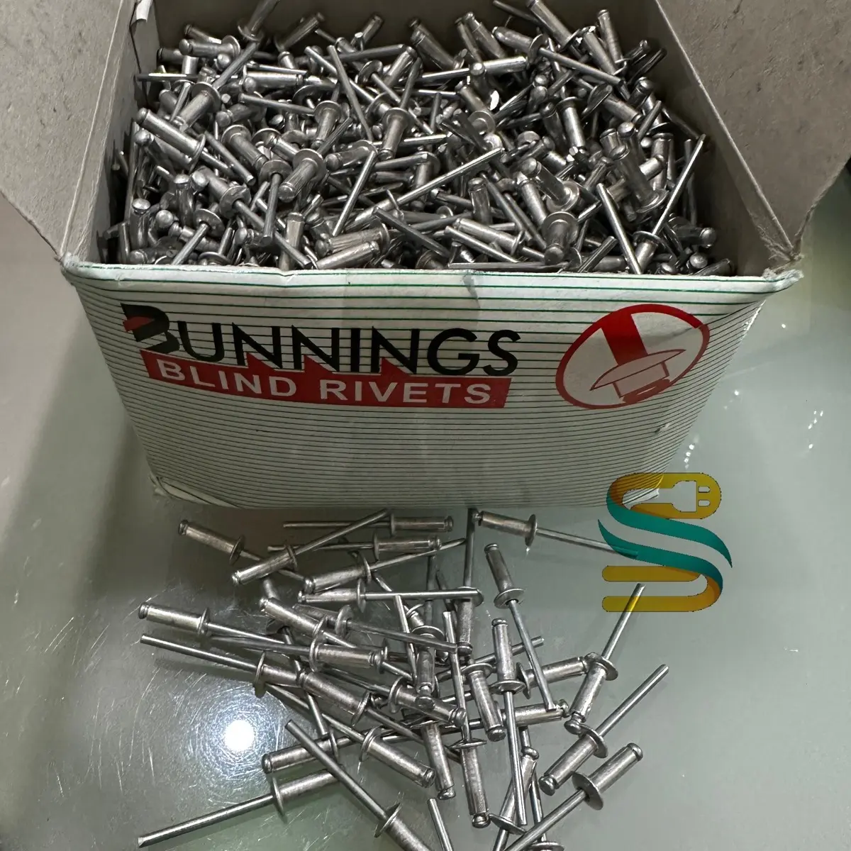 Paku Rivet Bunnings 550 (4mm x 12,7mm) Small Pack / 1 Dus Paku Keling