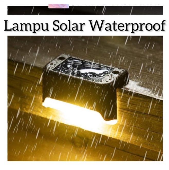 Product Introduction of Lampu Hias Tangga Pagar Taman LED Tenaga W Surya / Lampu Hias Dinding Taman Luar Ruangan putih solar sensor set 5