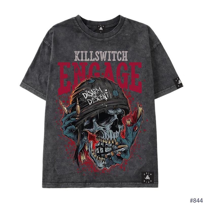 Áo Thun Oversize The Descent ODIN CLUB, Áo phông nam nữ unisex form rộng chất liệu vải wash acid