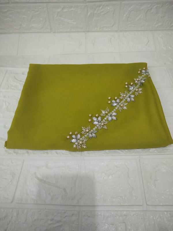 HIJAB SEGI EMPAT PAYET SINAR GLOWING LASERCUT / HIJAB SEGI EMPAT MEWAH / HIJAB PESTA / HIJAB SINAR GLOWING LASERCUT 4