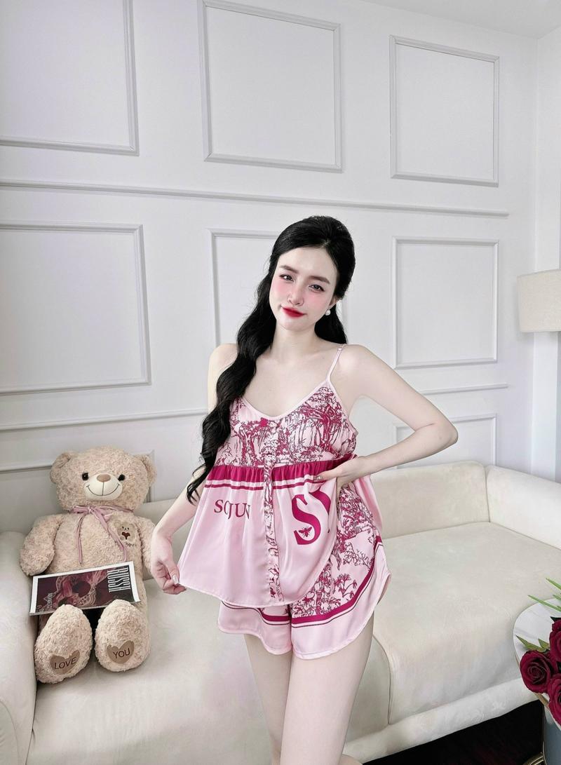 Product Introduction of Đồ Ngủ Sexy Bộ Latin 2 Dây Đô  Nút Ngọc Dưới 65Kg 41