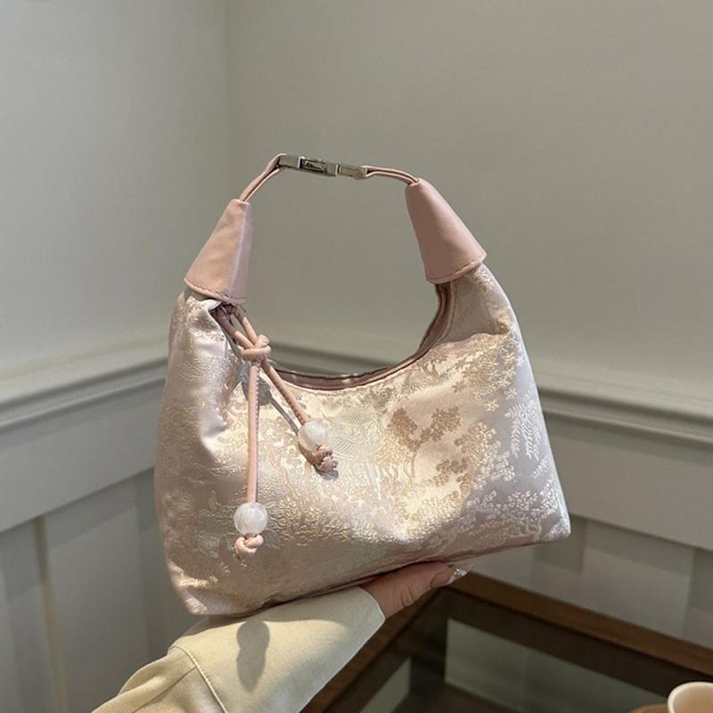 Túi Xách Đeo Hông Nữ, Phong Cách Cổ Điển Cổ Điển, Túi Đeo Vai Nữ Trung Quốc Thiết Kế Jacquard, Túi Đeo Chéo, Túi Đeo Vai Bên Trong Nữ, Túi Xách Cao Cấp Sang Trọng, Phong Cách Trung Quốc Thanh Lịch 1