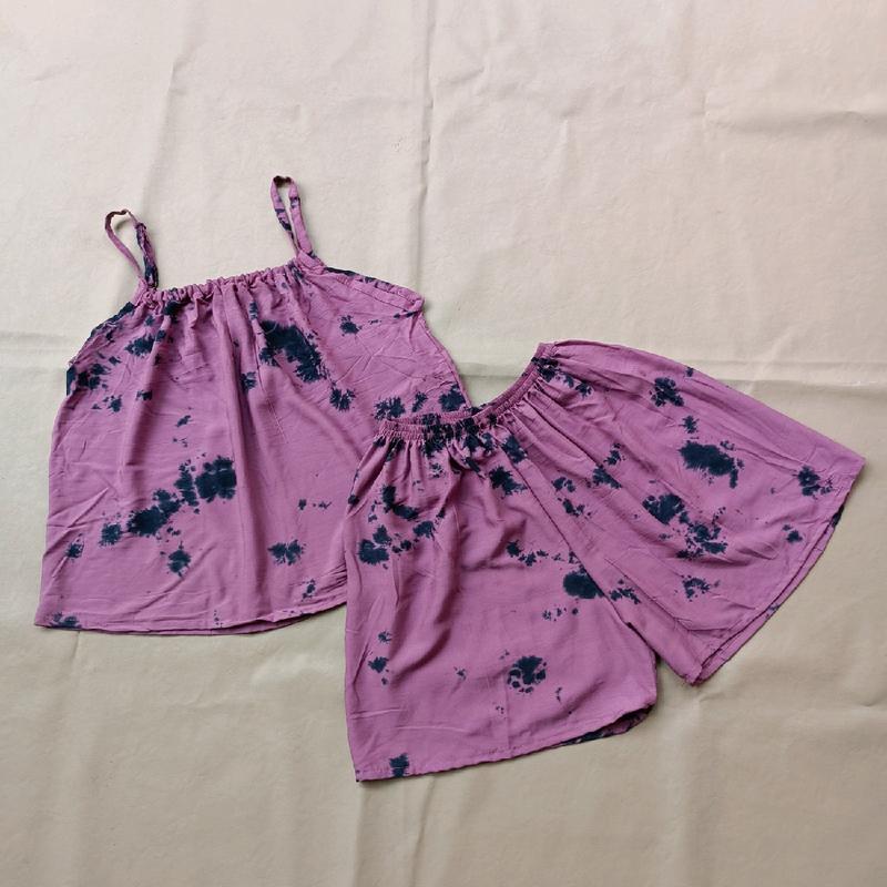 setelan tang top Rayon Wanita Pendek Dewasa 1