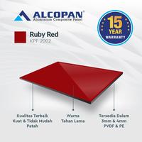 Gambar Acp Alcopan 3mm PV - Ruby Red 1220 x 2440mm dari Acp Alcopan Kota Administrasi Jakarta Barat 1 Tokopedia