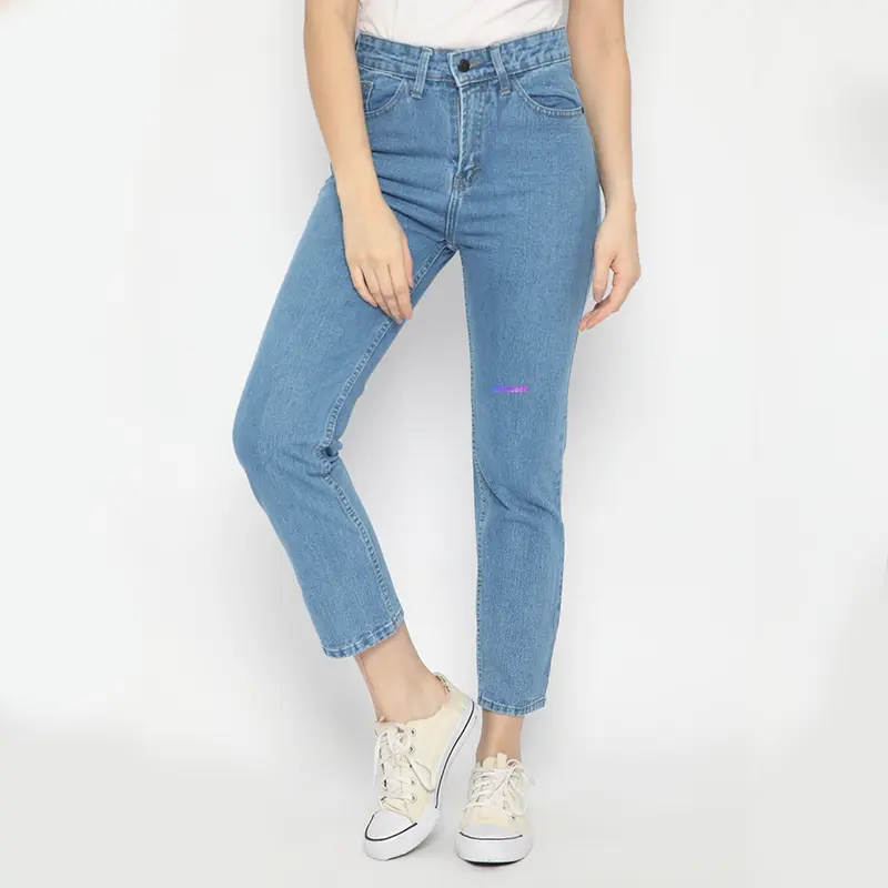 Celana Boyfriend Highwaist Jeans NUBER FIREWEED Panjang Dewasa Denim 2