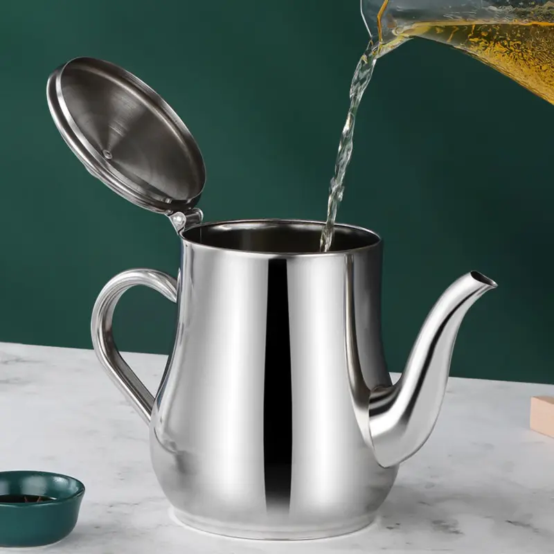 Nồi Dầu Bằng Thép Không Gỉ, Bộ Lọc Gia Dụng, Bộ Lọc Lưu Trữ Dầu, Có Màn Lọc, Kích Thước Lớn, Có Nắp Dầu, Không Gỉ Sét, Không Rò Rỉ Dầu, Không Sợ Rơi, Không Làm Đau Tay 2