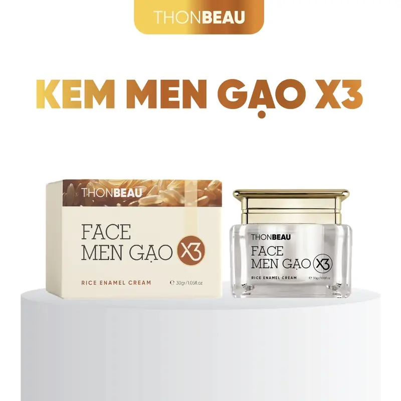 TRỌN BỘ LỚN KEM MEN GẠO X3 [ 5 Món] Kem Men Gạo +Serum Collagen 20ml +Sữa Rửa Mặt 100ml+ Kem Body Gạo - Skincare Kem Face Làm Đẹp Da 5