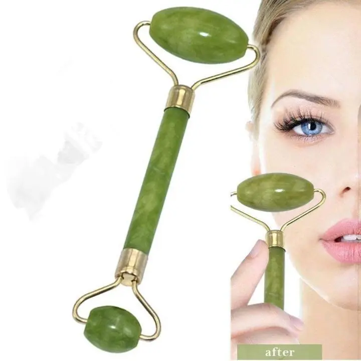 Cây massage mặt bằng đá - Cây lăn massage mặt 2 đầu Skincare