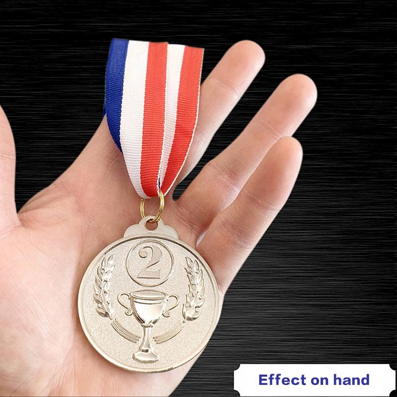 Product Introduction of Gold Silver Bronze Medal Football Competition Game Prizes Trophy Children Sports Game Prize Awards For Sports Competition Games 16
