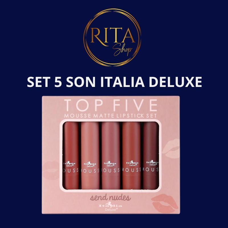Set 5 son thỏi lì Italia Deluxe